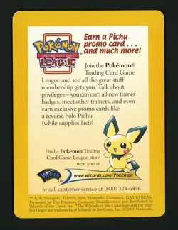 Discover the Secrets of the Unown LP Insert Card Neo Discovery Pokemon League B - Image 2