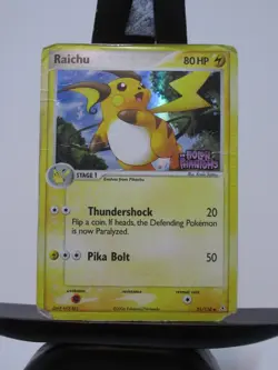 Pokemon Holon Phantoms - Raichu 51/110 Reverse Holo Stamped DMG - Image 1