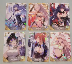 Honkai Impact Goddess Story 6 Card lot 2M06 Kiana Mei Bronya Seele Yae Himeko - Image 1