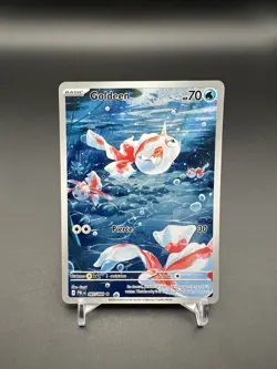 Pokemon TCG Goldeen 087/084 Pitch Black Illustration Rare Holo 70HP EN - Image 1