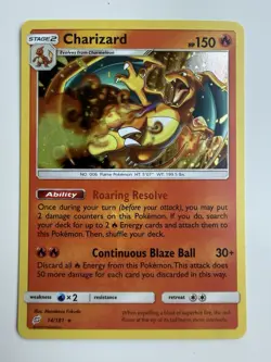 Pokemon TCG - Charizard 14/181 Cosmo Holo Costco Canada - Team Up - Image 1