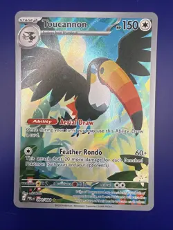 2026 Pokemon MEG Pitch Black Toucannon 94 /84 Illustration Rare Full Art Rare NM - Image 1