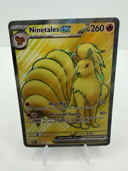 Ninetales ex 186/165 Ultra Rare Holo Full Art SV: Scarlet & Violet 151 EN 2023 - Image 1