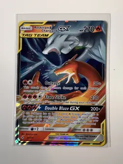 Pokemon TCG Reshiram & Charizard GX 20/214 Near Mint - Image 1