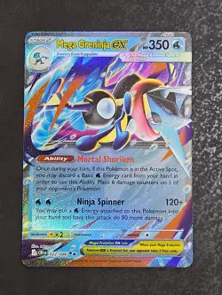 Mega Greninja ex 022/086 Double Rare Chaos Rising Pokemon Holo Near Mint - Image 1