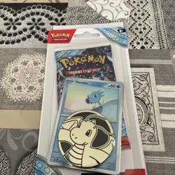 Pokemon TCG Stellar Crown Sealed Single Blister Pack With Horsea Promo. - Image 3