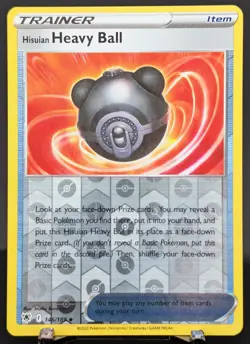 Pokemon Hisuian Heavy Ball #146/189 English Astral Radiance Reverse Holo - Image 1
