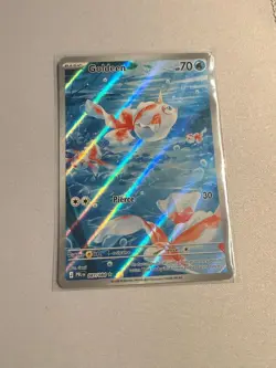 Goldeen 087/084 Illustration Rare Pitch Black Pokemon Holo Near Mint - Image 1