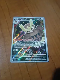 Pokemon Noctowl 141 SVP Scarlet & Violet Promo Holo 100HP Speed Wing - Image 1