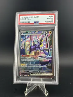 2023 Pokemon Scarlet & Violet Base Miraidon EX #244 SIR PSA 10 - Image 1