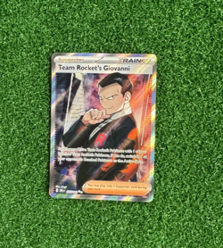 Team Rocket's Giovanni DRI Holofoil 225/182 NM Ultra Rare - Image 1