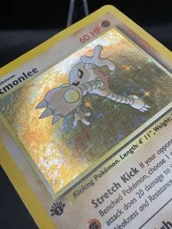 Pokemon TCG Hitmonlee 7/62 1st Edition Fossil Holo MP - Image 4