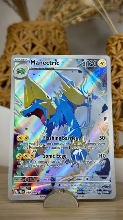 Pokemon TCG: Manectric 089/084 ME: Pitch Black Holo Illustration Rare - NM - Image 1