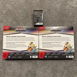 Pokemon Prismatic Evolutions Poster Collection (LOT OF 2)/ 1 Chaos Rising Bundle - Image 4