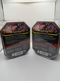 Pokemon TCG Mega Moonlit Tins Gengar & Clefable ex, New Factory Sealed - Image 4