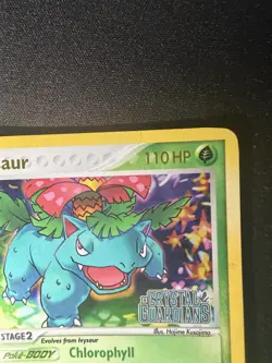 Stamped Venusaur 28/100 Reverse Holo Rare EX Crystal Guardians English 2006 - Image 3