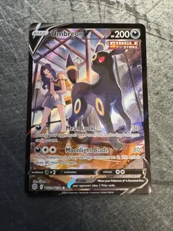 Pokemon Umbreon V Ultra Rare Full Art Holo Brilliant Stars TG22/TG30 English - Image 1