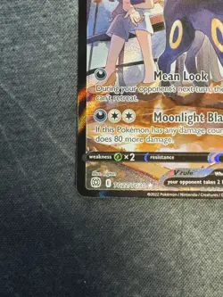 Pokemon Umbreon V Ultra Rare Full Art Holo Brilliant Stars TG22/TG30 English - Image 5
