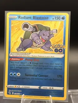 Pokemon GO #018/078 Radiant Blastoise - Image 1