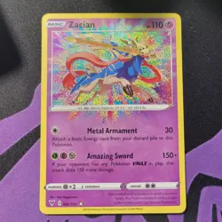 Zacian 082/185 Swsh04: Vivid Voltage Holo Pokemon - Image 3