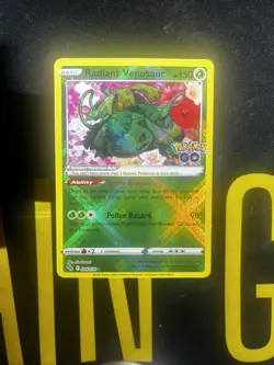 Pokemon TCG Radiant Venusaur 004/078 Pokemon GO Radiant Rare Holo ENG - Image 1