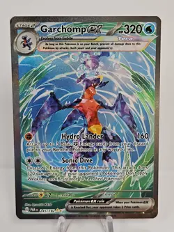 Garchomp ex 245/182 Special Illustration Rare Paradox Rift Pokemon Holo NM - Image 1