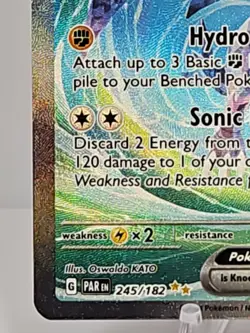 Garchomp ex 245/182 Special Illustration Rare Paradox Rift Pokemon Holo NM - Image 3