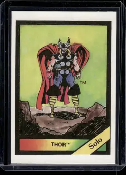 1987 Comic Images Marvel Universe Thor Trading Card #63 - Avengers - W/Top 🔥 - Image 1