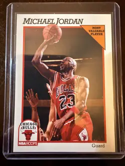 Michael Jordan Chicago Bulls 7 Card Lot 1990 Fleer 90 NBA Hoops MVP #26 #30 - Image 1