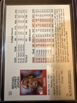 Michael Jordan Chicago Bulls 7 Card Lot 1990 Fleer 90 NBA Hoops MVP #26 #30 - Image 2