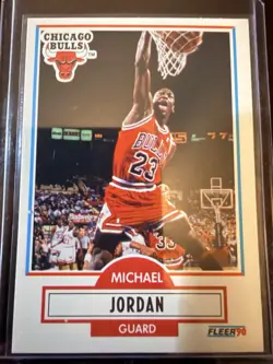 Michael Jordan Chicago Bulls 7 Card Lot 1990 Fleer 90 NBA Hoops MVP #26 #30 - Image 3