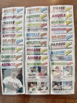 2026 Topps Heritage Silver Sparkle Card Lot Of 25 SPs Rookies Stars - Image 1