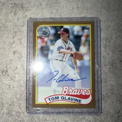 2024 Topps Tom Glavine 89BA-TGL ON CARD Autograph 50/50 - Image 1