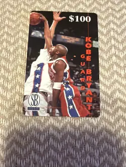 1996 Score Board Kobe Bryant #9 Phone Card Rookie HOF LAKERS $100-LOT-(4)🔥🔥🔥 - Image 3