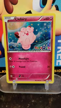 CLEFAIRY Generations XY Series POKEMON Holo Toys R Us Stamp Trading Card 50/83 - Image 1