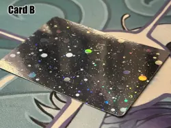 Holographic Blank Genuine Pokemon Card - Swirl Holo - MP - [B] - Image 1