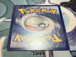 Holographic Blank Genuine Pokemon Card - Swirl Holo - MP - [B] - Image 3