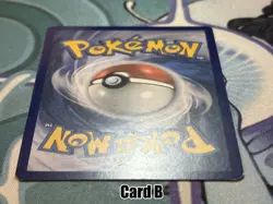 Holographic Blank Genuine Pokemon Card - Swirl Holo - MP - [B] - Image 4