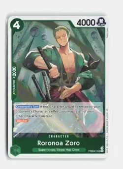Roronoa Zoro PRB02-006 Foil Premium Booster -The Best- Vol. 2 One Piece NM - Image 1