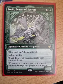 MTG Toski, Bearer of Secrets (Showcase) 319 Kaldheim M/NM Free UK P&P - Image 1