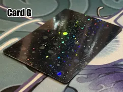 Holographic Blank Genuine Pokemon Card - Swirl Holo - LP - [G] - Image 1