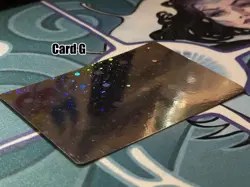 Holographic Blank Genuine Pokemon Card - Swirl Holo - LP - [G] - Image 4