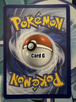 Holographic Blank Genuine Pokemon Card - Swirl Holo - LP - [G] - Image 5