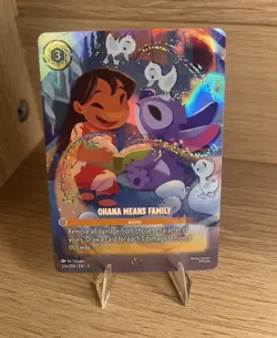 Disney Lorcana Ohana Means Family 224/204 Winterspell Enchanted Near Mint - Image 1