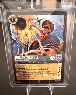 Disney Lorcana WILDS UNKOWN Holo 4-Card Lot - REX, WOODY, MRS.INCREDIBLE, DOC - Image 5