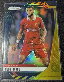 2024-25 Panini Prizm Premier League Cody Gakpo #47 Black Gold Prizm /8 - Image 2