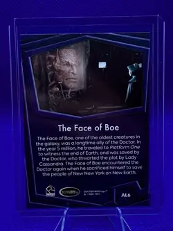 Doctor Who Series 1-4 Allies The Face of Boe AL6 Rittenhouse Archives Single - Image 2