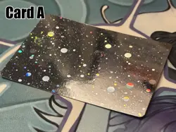 Holographic Blank Genuine Pokemon Card - Swirl Holo - MP - [A] - Image 1
