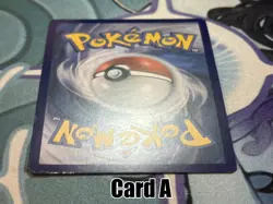 Holographic Blank Genuine Pokemon Card - Swirl Holo - MP - [A] - Image 3