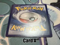Holographic Blank Genuine Pokemon Card - Swirl Holo - MP - [A] - Image 4
